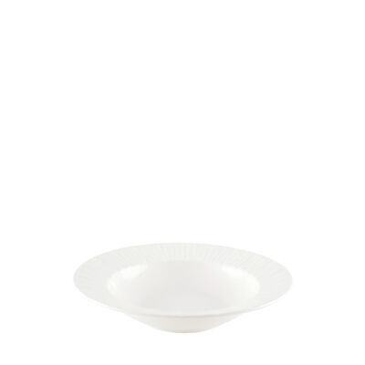 Lilia 20 white soup plate.3x20.3 x 4.3cm