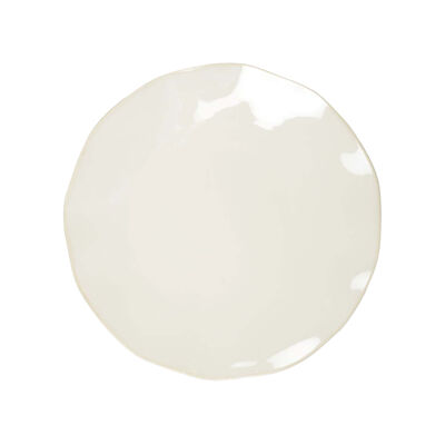 White flat plate rosa 27x27x2.8cm