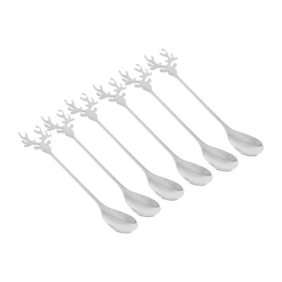 SILVER SPOONS DEER - SET OF 6