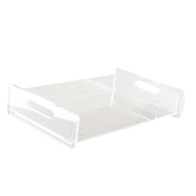 Rectangular acrylic tray 39.5 x 25.3cm