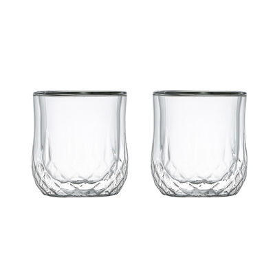 Double-walled whisky glasses - set of 2