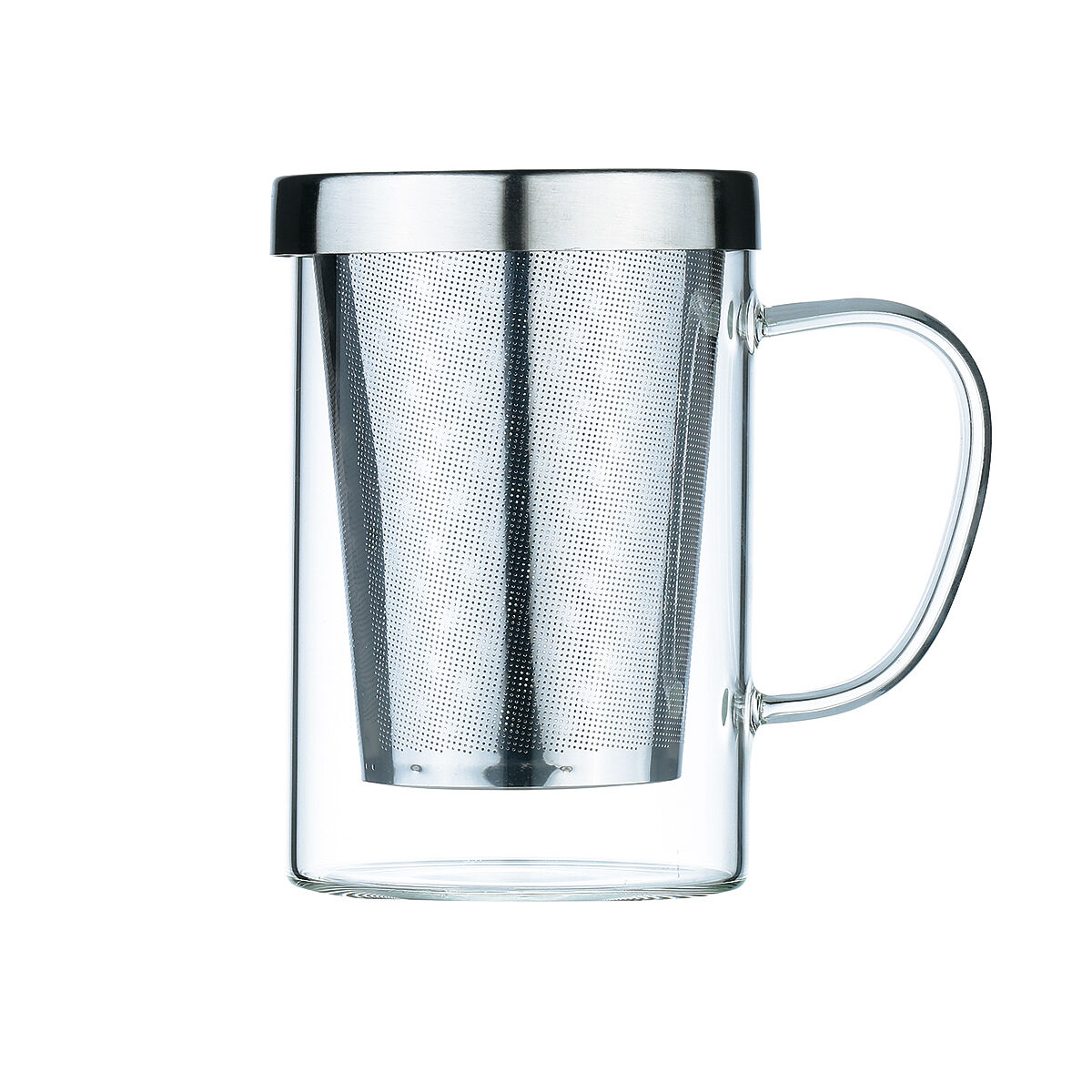 MUG 400ML WITH LID AND STAINLESS STEEL FILTER