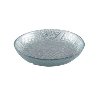 Light blue fish salad bowl 25.2cm
