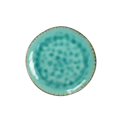 GREEN DESSERT PLATE
