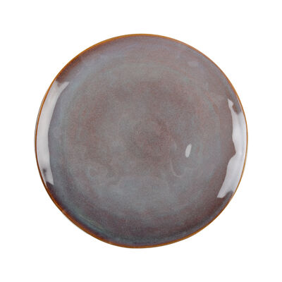 Assiette plate bordeaux