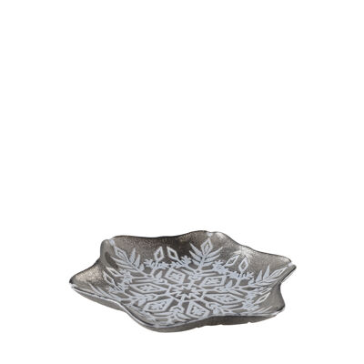 Coupe flocon argent 21.5cm