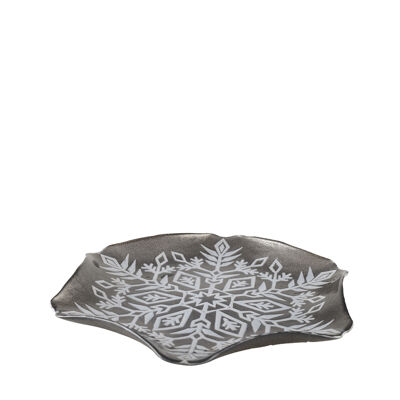 Coupe flocon argent 32cm