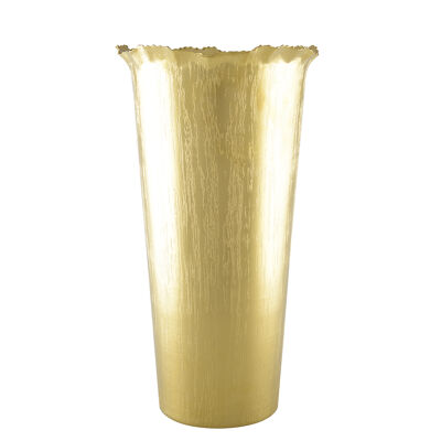 Vase doré mat