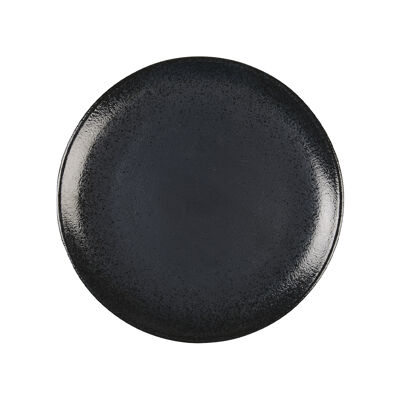 Piatto piano nero lucido 27cm
