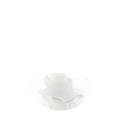 White melamine deep plate 17.5 x 17.5x5cm