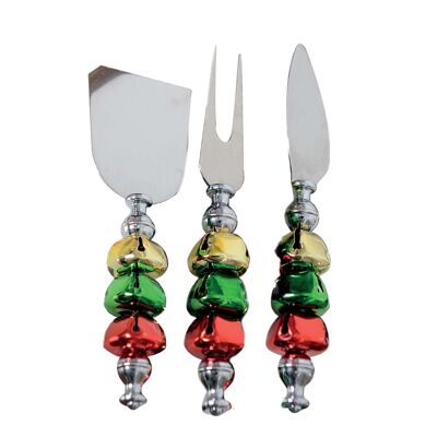 Bell-shaped cheese pieces - set of 3