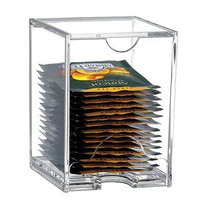 Rectangular acrylic tea box