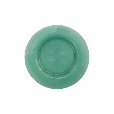 Light green dessert plate
