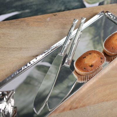 SILVER PIE SHOVEL AND KNIFE
