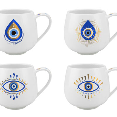 Mugs chance - lot de 4