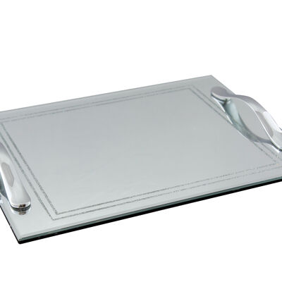 Rectangular tray with handles 40x30cm smart