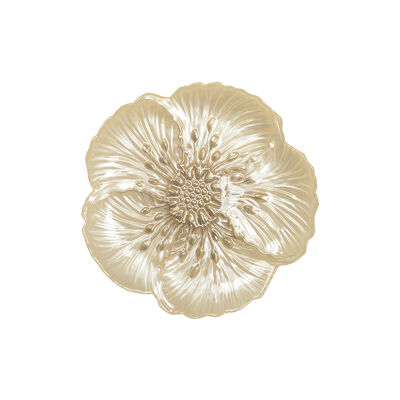 VANILLA FLOWER DESSERT PLATE