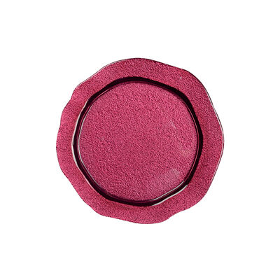 Fuchsia dessert plate