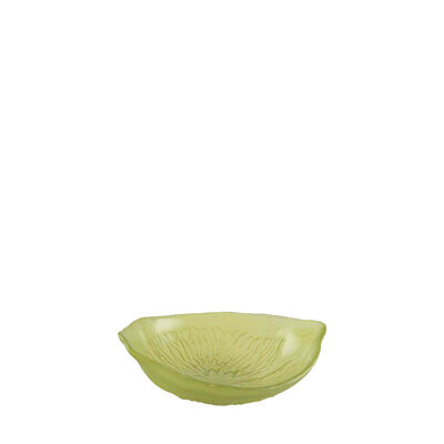 Green soup bowl - lemon