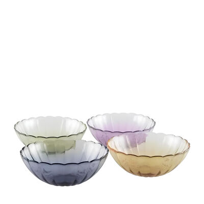 Multicolored bowls - set of 4