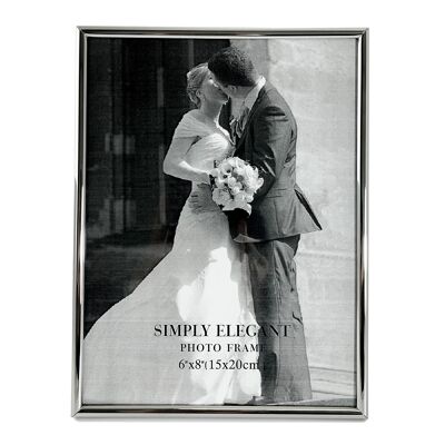 Silver chrome frame 15x20cm