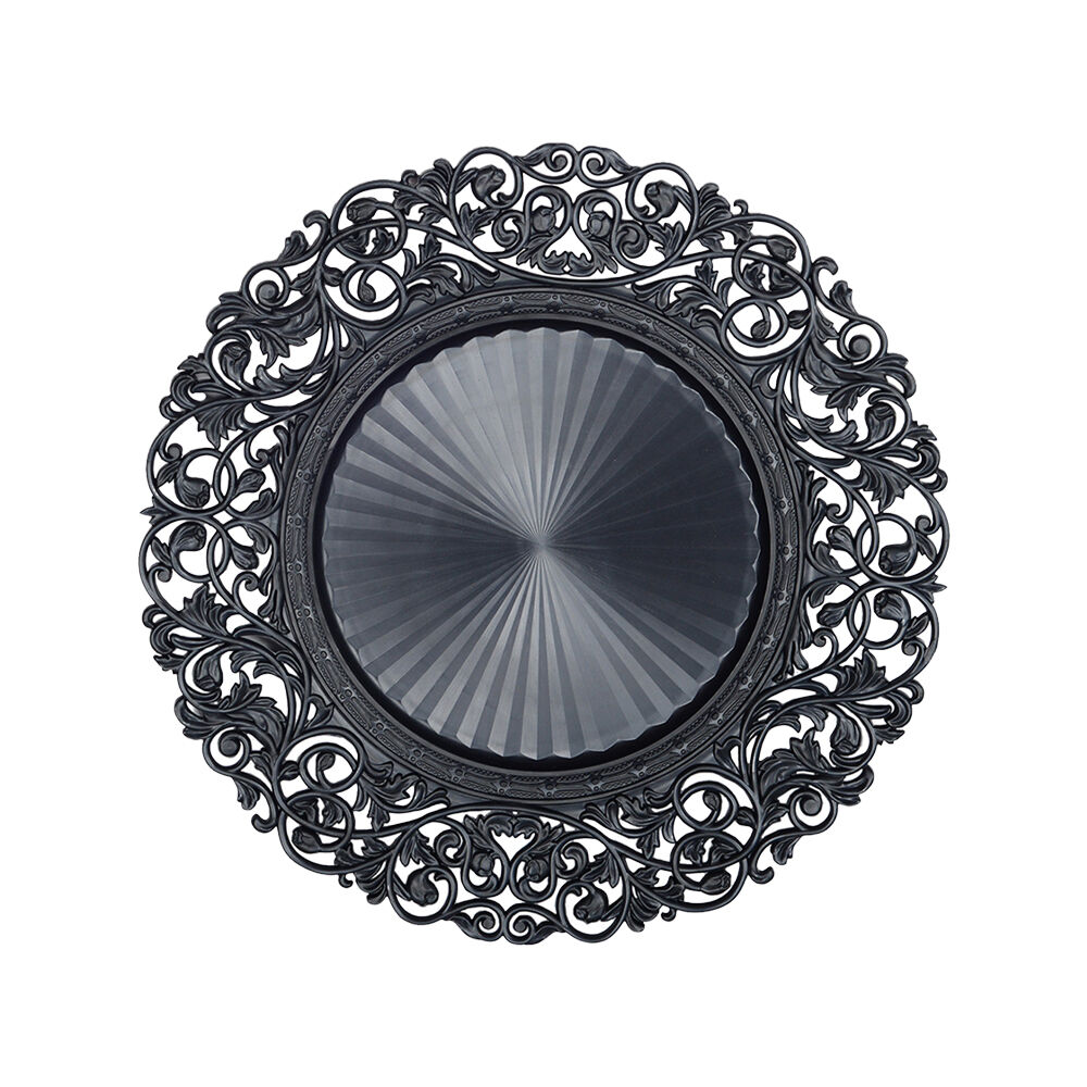 Sottobicchiere barocco nero