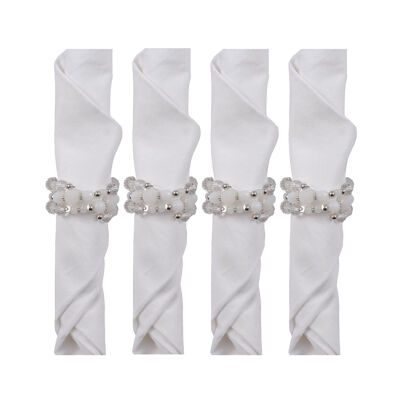Juego de 4 servilleteros tipo pulsera