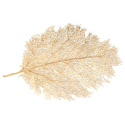 Gold leaf coaster