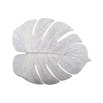 SILVER FILIGREE LEAF PLATTER