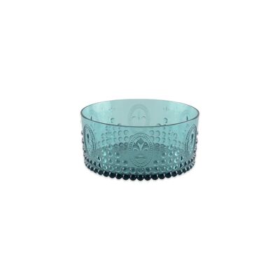 14 cm turquoise acrylic bowl