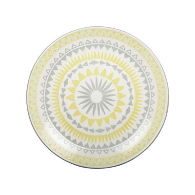 PLATO COMEDOR AMARILLO - COACHELLA