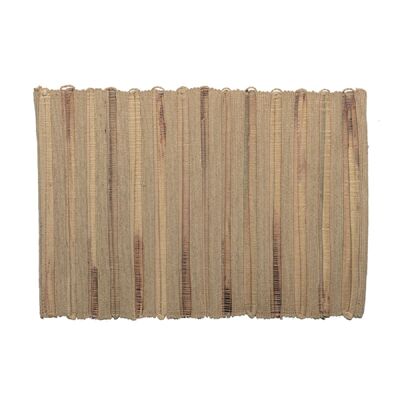 Rectangular jute placemat