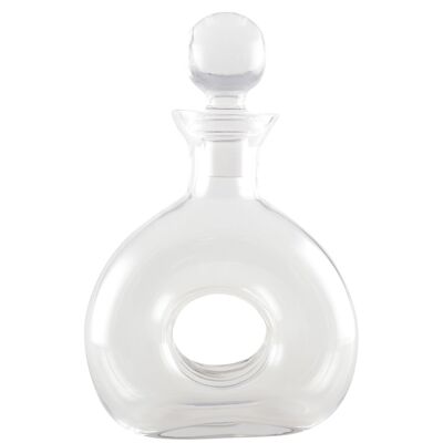 Glass whiskey decanter with 19x27 hole.5cm