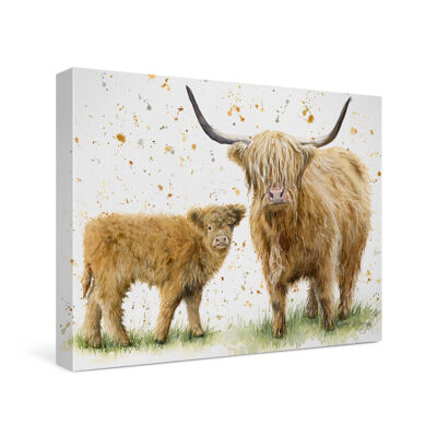 Happy Highlands Canvas Cutie