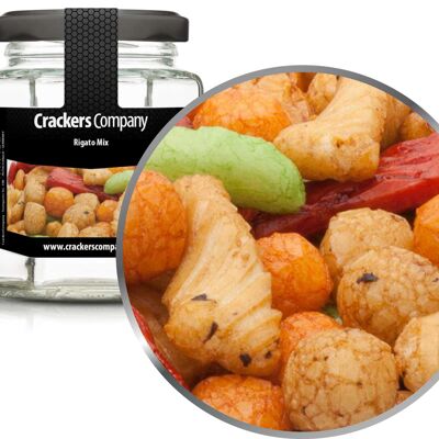 Craquelins de riz japonais, Rigato Mix PU de 25 pièces. toi. Contenu 40g par pièce