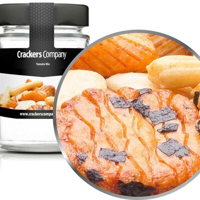 Mezcla japonesa de galletas de arroz, Yamato Mix PU con 45 piezas. Ud. Contenido de 35 g por pieza.