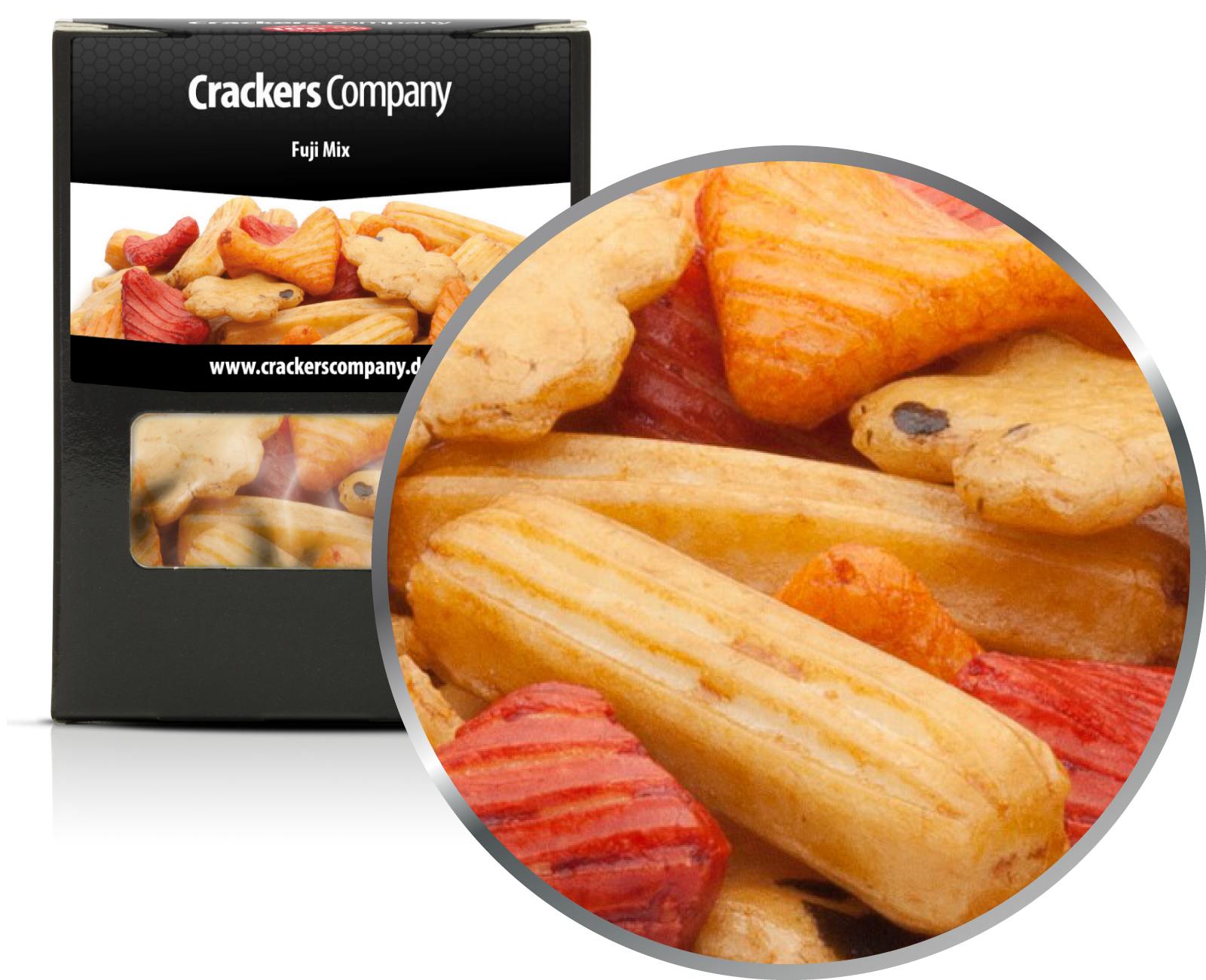 Mild, spicy rice crackers, Fuji Mix VPE with 32 pcs. and35g content per piece