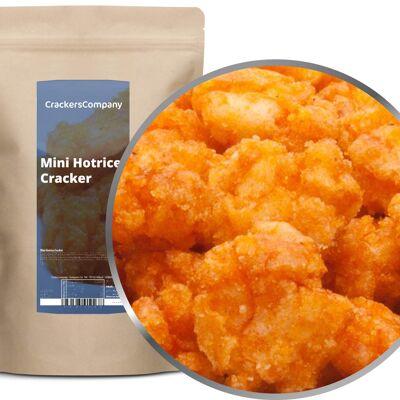 Mini cracker di riso al peperoncino, mini cracker hotrice PU con 8 pezzi. u. Contenuto di 200 g per pezzo