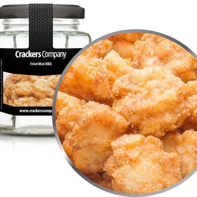 Galletas de arroz BBQ, Fried Mini BBQ PU con 25 piezas. Ud. Contenido de 35 g por pieza.