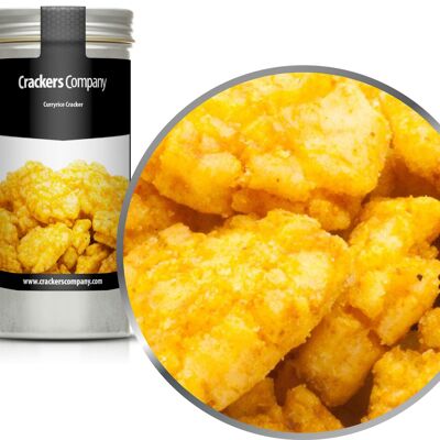 Cracker di riso al curry, cracker di riso al curry PU con 40 pezzi. u. Contenuto di 30 g per pezzo