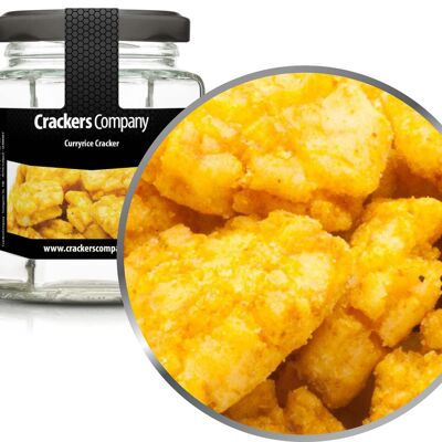 Galletas de arroz al curry, galletas de arroz al curry PU con 25 piezas. Ud. Contenido de 30 g por pieza.