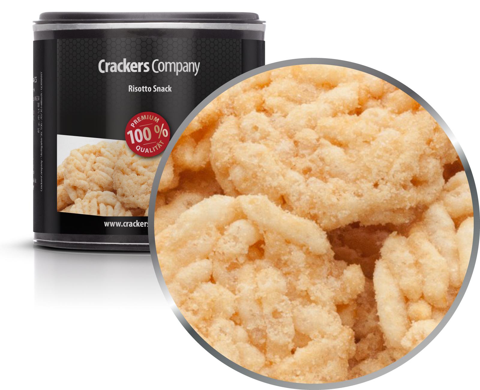 Snack di cracker di riso alla soia, snack per risotto PU con 36 pezzi. u. Contenuto di 20 g per pezzo