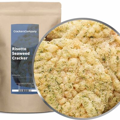 Crackers di riso alle alghe, cracker alle alghe per risotto PU con 8 pezzi. u. Contenuto 125 g per pezzo