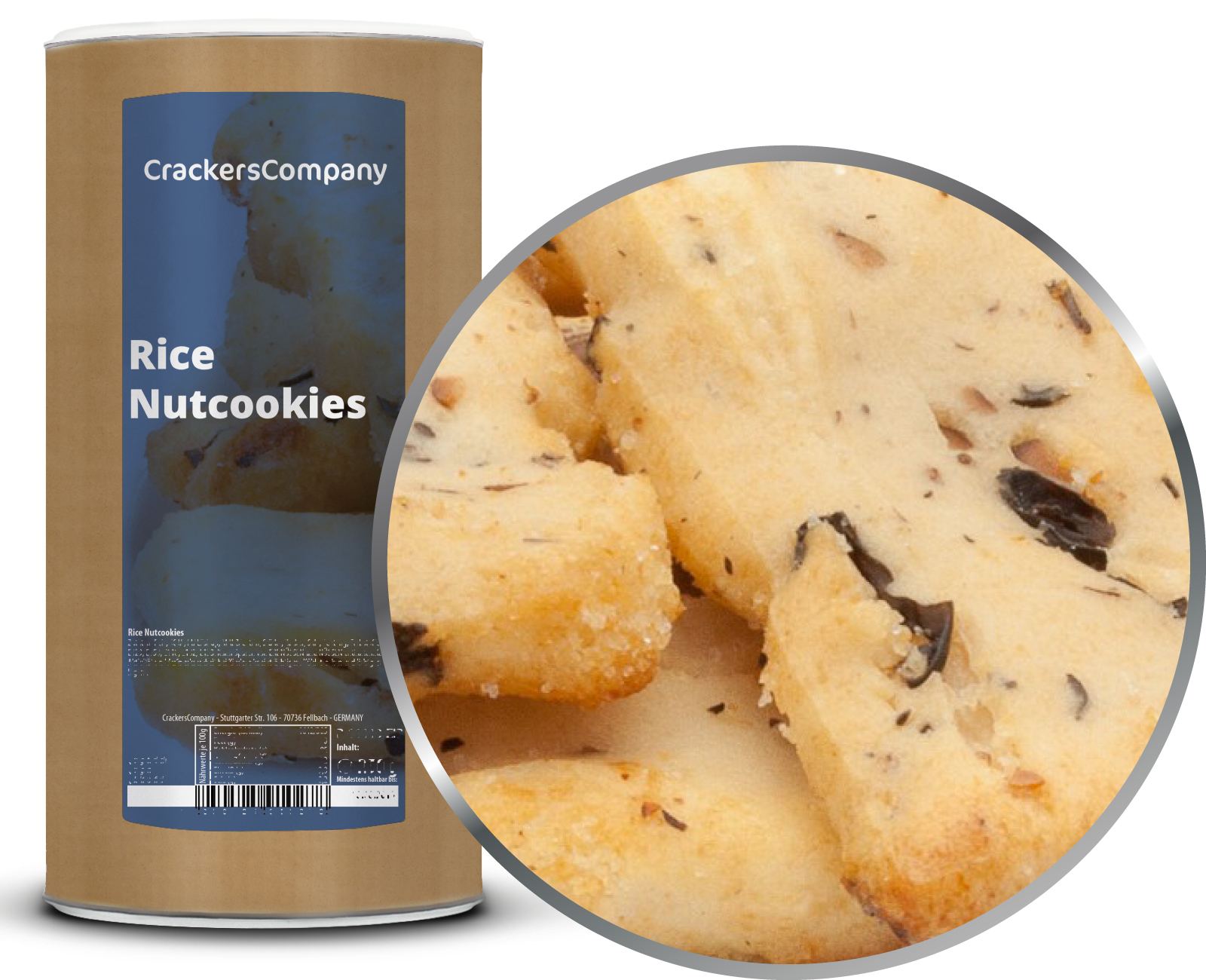 Soja Reiscracker, Soja Reiscracker, Rice Nutcookies VPE mit 9 Stk. u. 250g Inhalt je Stk
