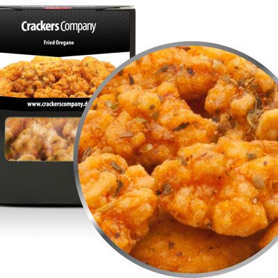 Cracker di riso mediterranei, Cracker di riso mediterranei, Origano fritto PU con 32 pezzi. u. Contenuto di 45 g per pezzo