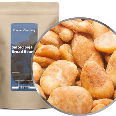 Snack di soia, snack di soia, fave di soia salate PU con 8 pezzi. u. Contenuto 400 g per pezzo