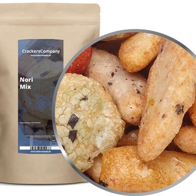 Cracker di riso per sushi, cracker di riso per sushi, Nori Mix PU con 8 pezzi. u. Contenuto di 200 g per pezzo