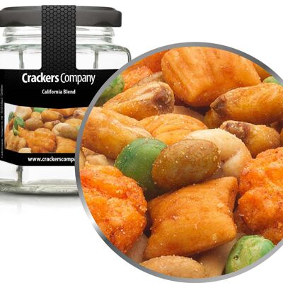 Mezcla de frutos secos con maíz y anacardos, California Blend PU con 25 piezas. Ud. Contenido de 60 g por pieza.