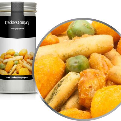 Snack aux épices méditerranéennes, Tuscany Spicy Blend PU de 40 pièces. toi. Contenu de 50 g par pièce.