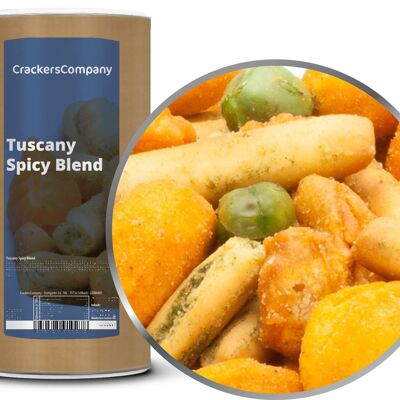 Snack alle spezie mediterranee, Tuscany Spicy Blend PU con 9 pezzi. u. Contenuto 400 g per pezzo.